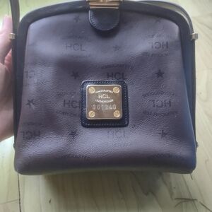 HCL Handcrafted Brown Crossbody Bag